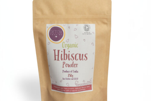 Hibiscus powder pouch