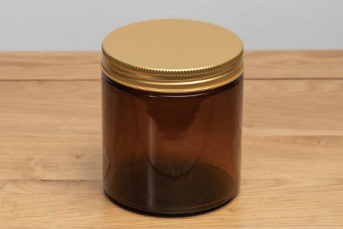 Reusable Amber Glass Jar 500ml