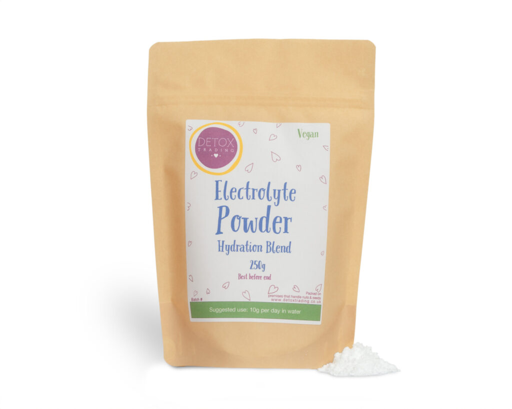 Electrolyte powder hydration Blend